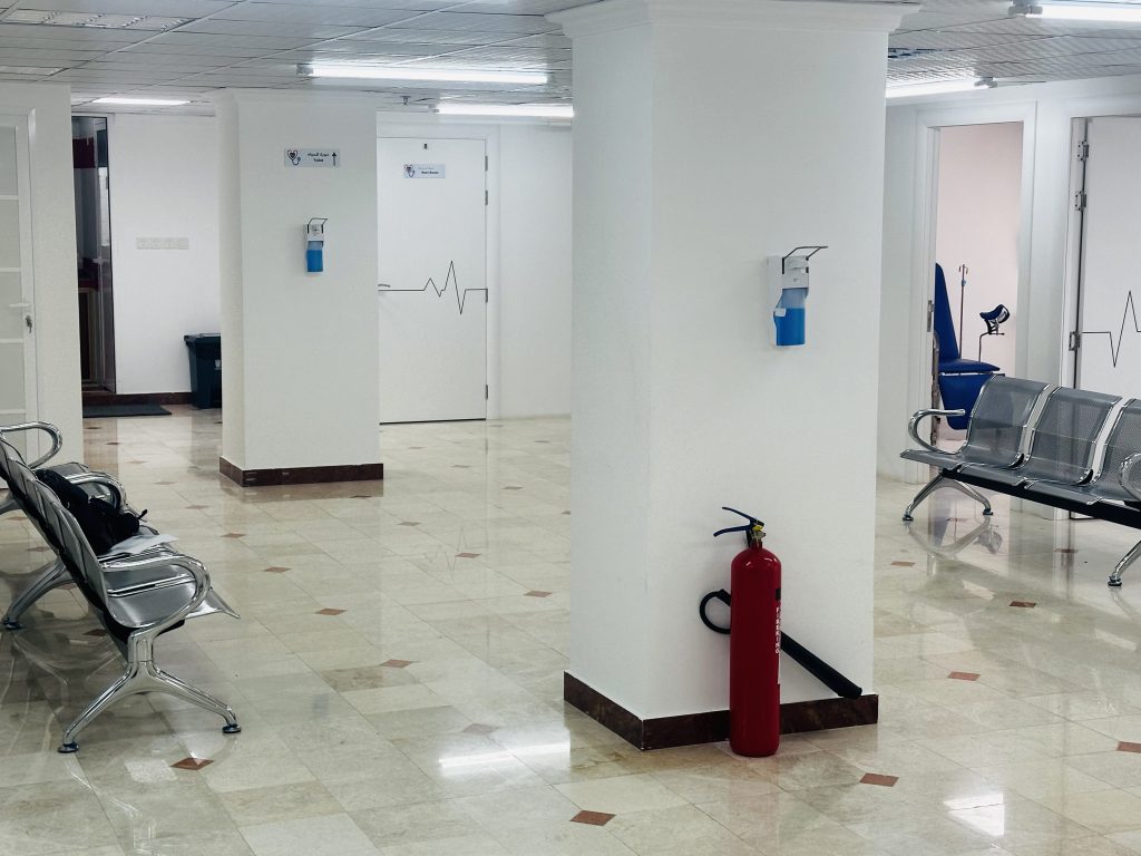 Reception of Al Mozn Oasis Medical Center
