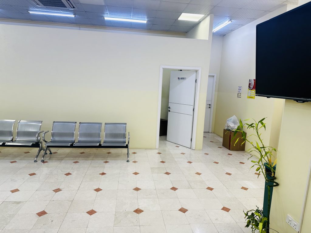 Reception of Al Mozn Oasis Medical Center